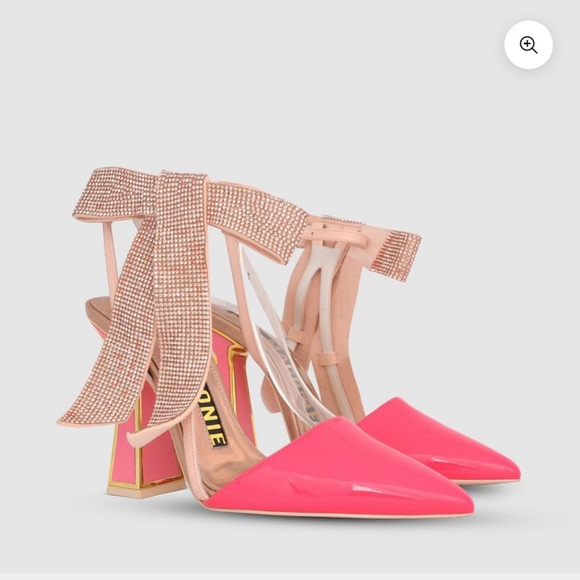 Kat Maconie Yasmina leather heels, 👠 like new in box, size 38 European (7 US) - Picture 4 of 14